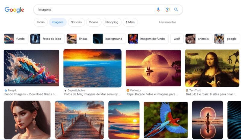 O que é Google Imagens