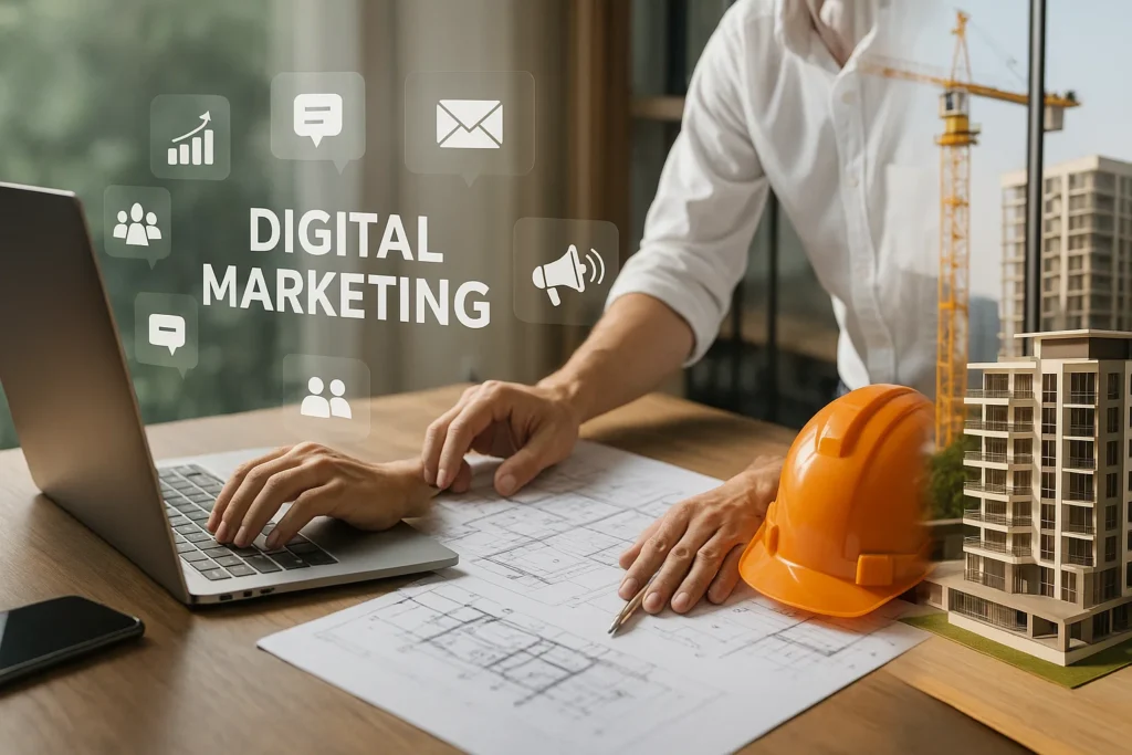 Marketing digital para construtoras e arquitetura: estratégias para atrair projetos de alto valor