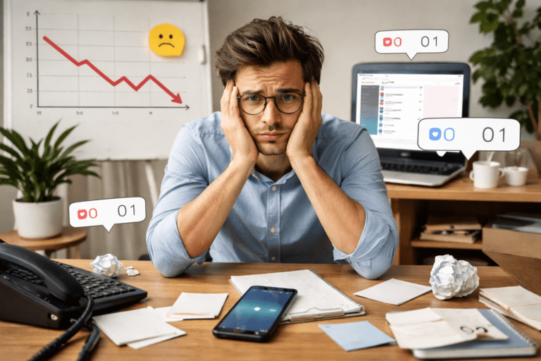 Conheça 5 erros de marketing para psicólogos que limitam o crescimento e mantêm a dependência de indicações. Comunicação ética gera autonomia.