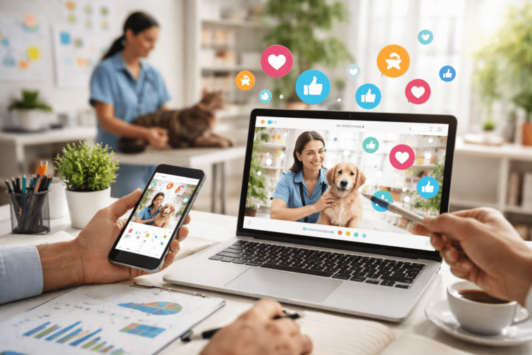 Como redes sociais ajudam clínicas veterinárias a aumentar o movimento
