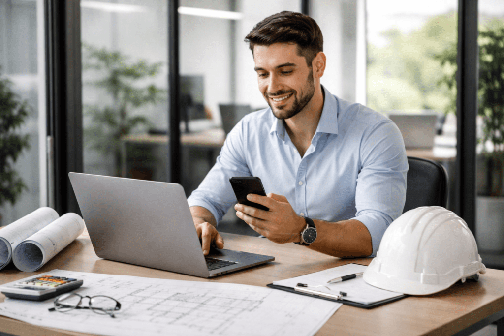 Descubra como engenheiro civil pode conseguir clientes sem depender só de indicação usando Google, conteúdo estratégico e presença digital.