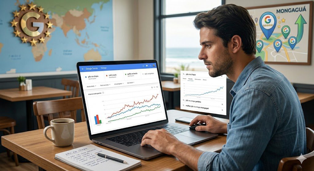 comparação de palavras-chave no google trends