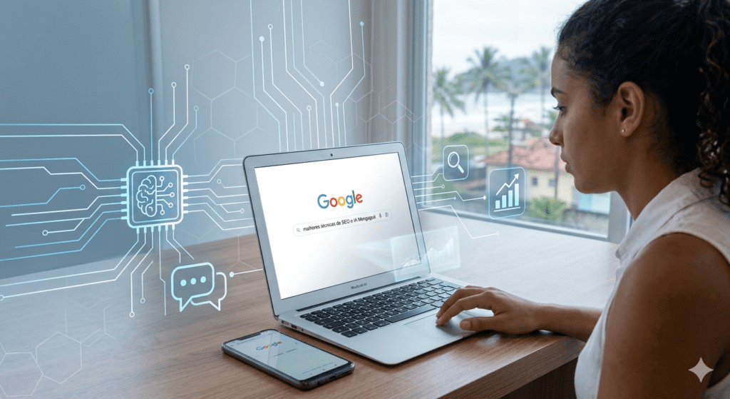 geo e aeo em resposta direta do google