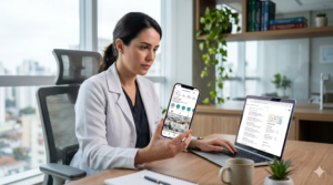 clínica aparece no Instagram mas não aparece no Google